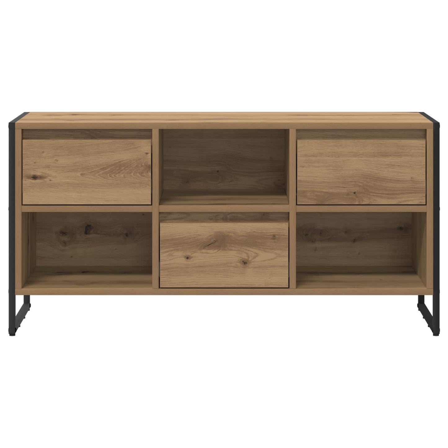 TV-kast Ambachtelijk eiken 100 x 36 x 49,5 cm Bewerkt hout