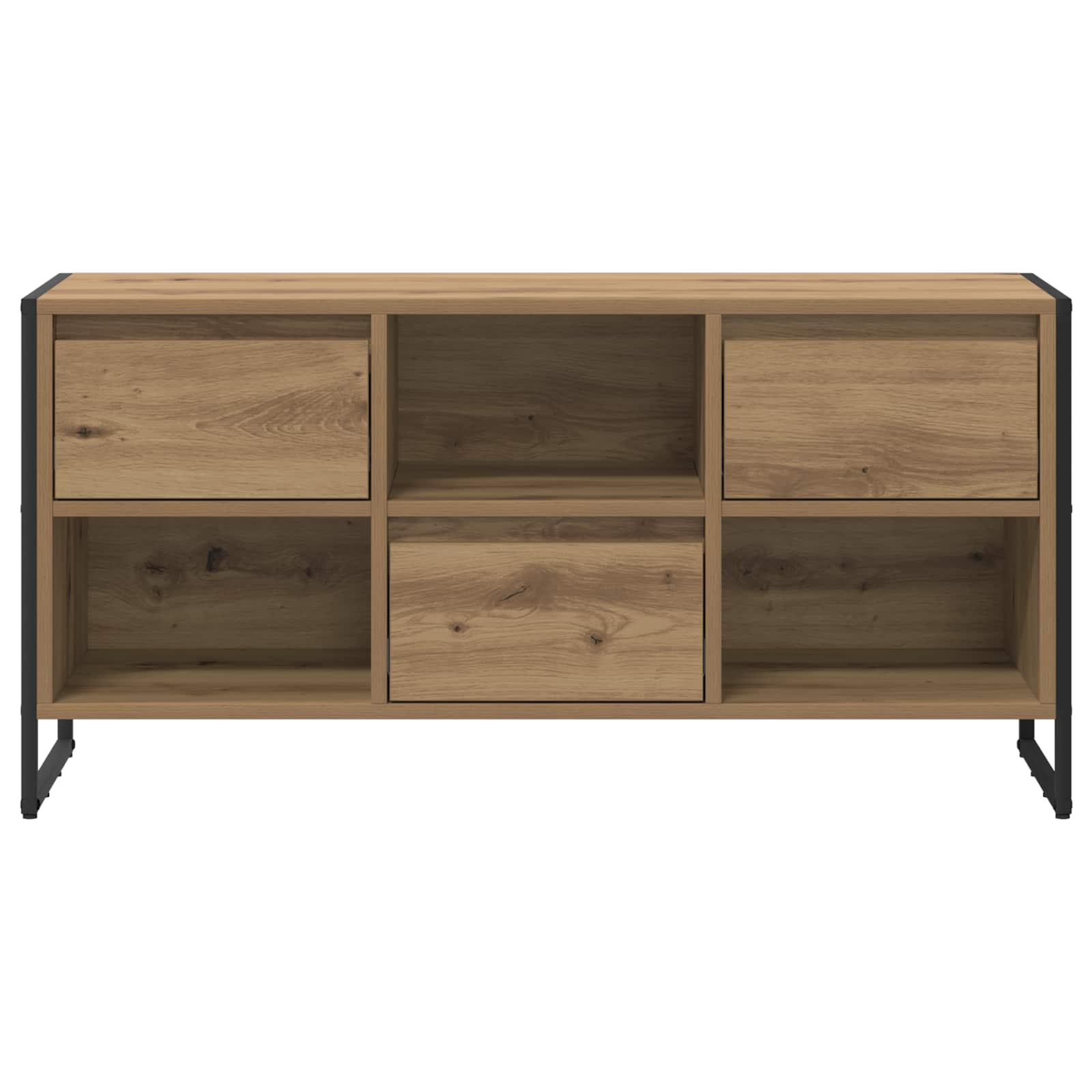 TV-kast Ambachtelijk eiken 100 x 36 x 49,5 cm Bewerkt hout