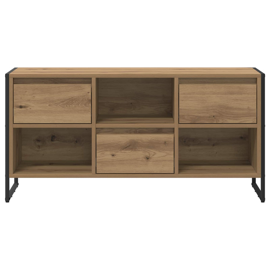 TV-kast Ambachtelijk eiken 100 x 36 x 49,5 cm Bewerkt hout
