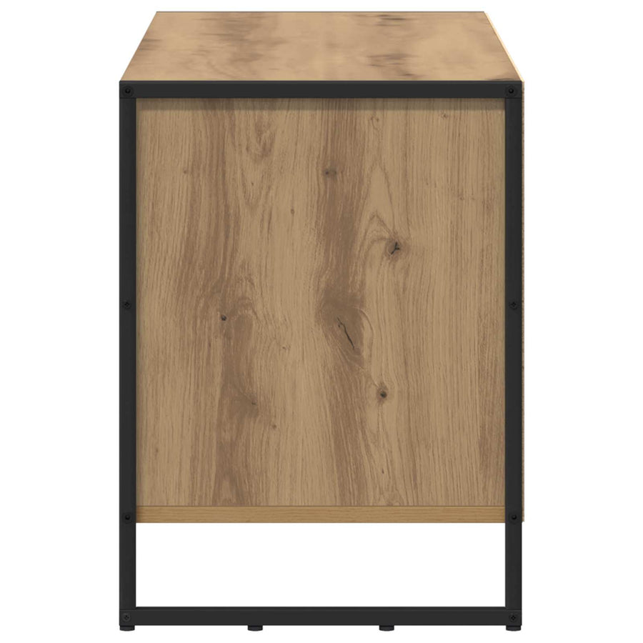 TV-kast Ambachtelijk eiken 100 x 36 x 49,5 cm Bewerkt hout