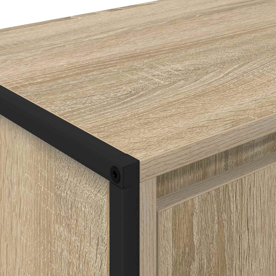TV-kast Sonoma 140 x 36 x 49.5 cm Bewerkt hout