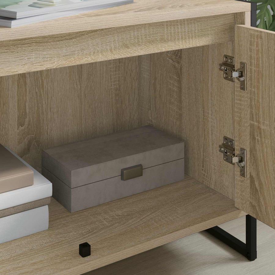TV-kast Sonoma 140 x 36 x 49.5 cm Bewerkt hout
