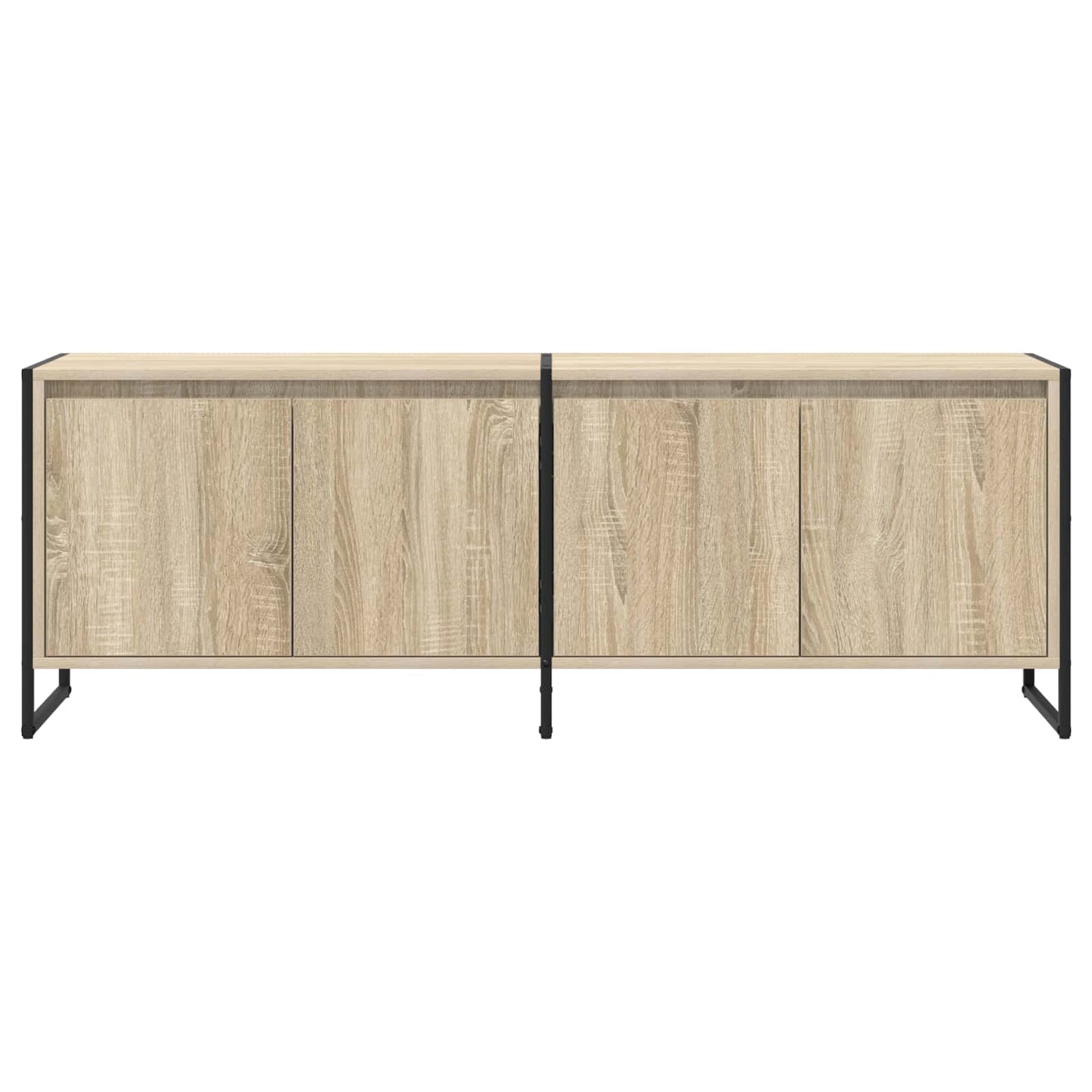 TV-kast Sonoma 140 x 36 x 49.5 cm Bewerkt hout