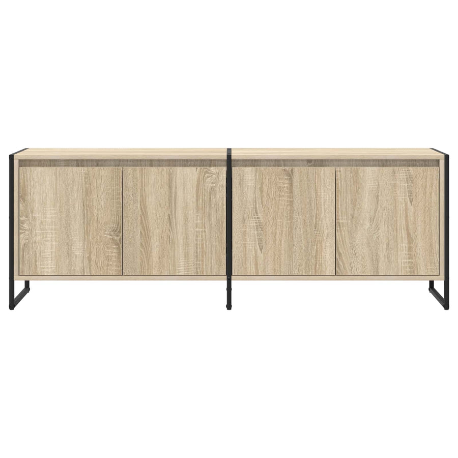 TV-kast Sonoma 140 x 36 x 49.5 cm Bewerkt hout
