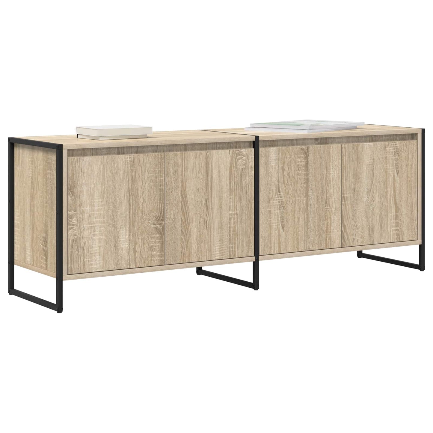 TV-kast Sonoma 140 x 36 x 49.5 cm Bewerkt hout