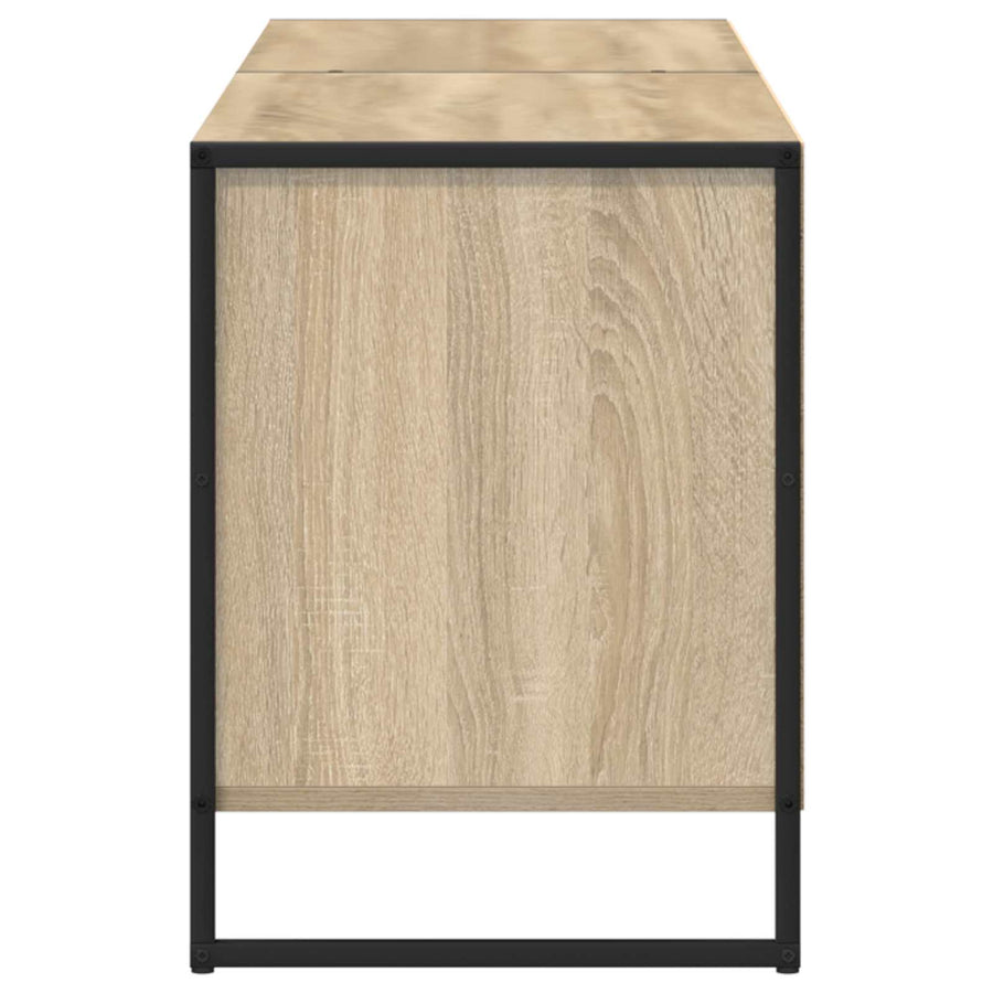 TV-kast Sonoma 140 x 36 x 49.5 cm Bewerkt hout