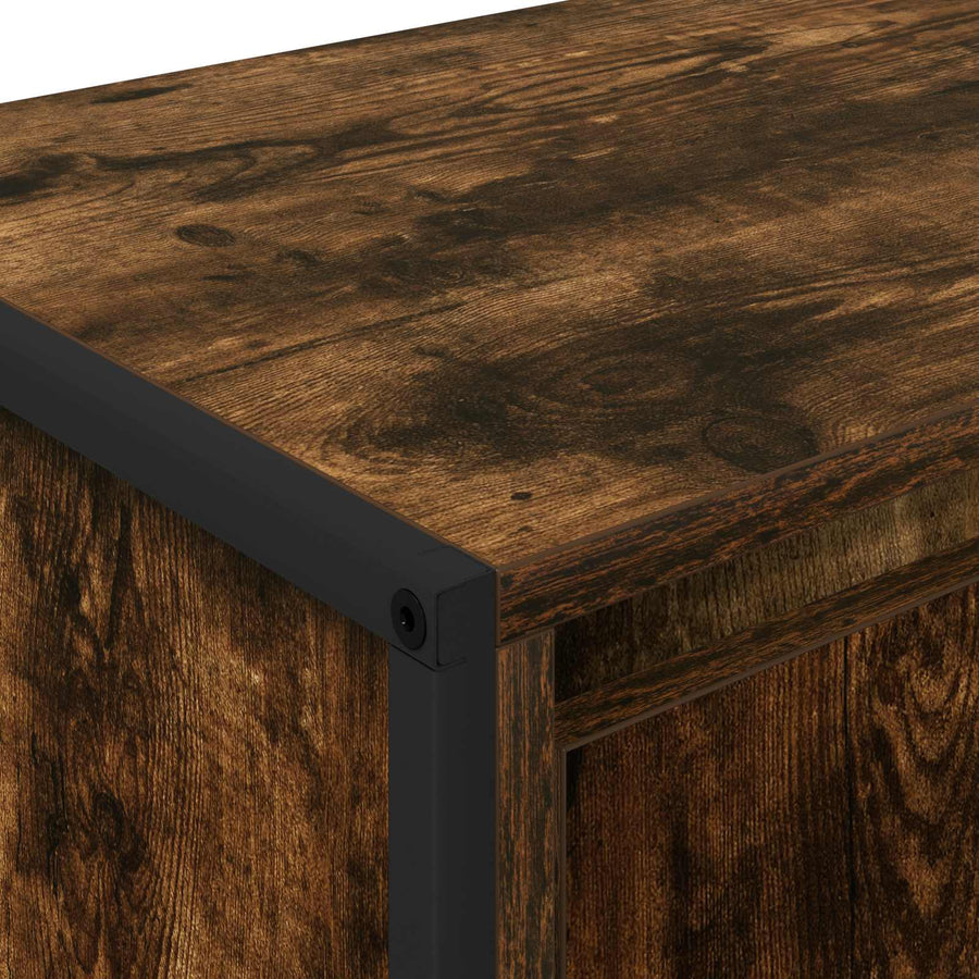 TV-kast Rook Eik 140 x 36 x 49.5 cm Bewerkt hout