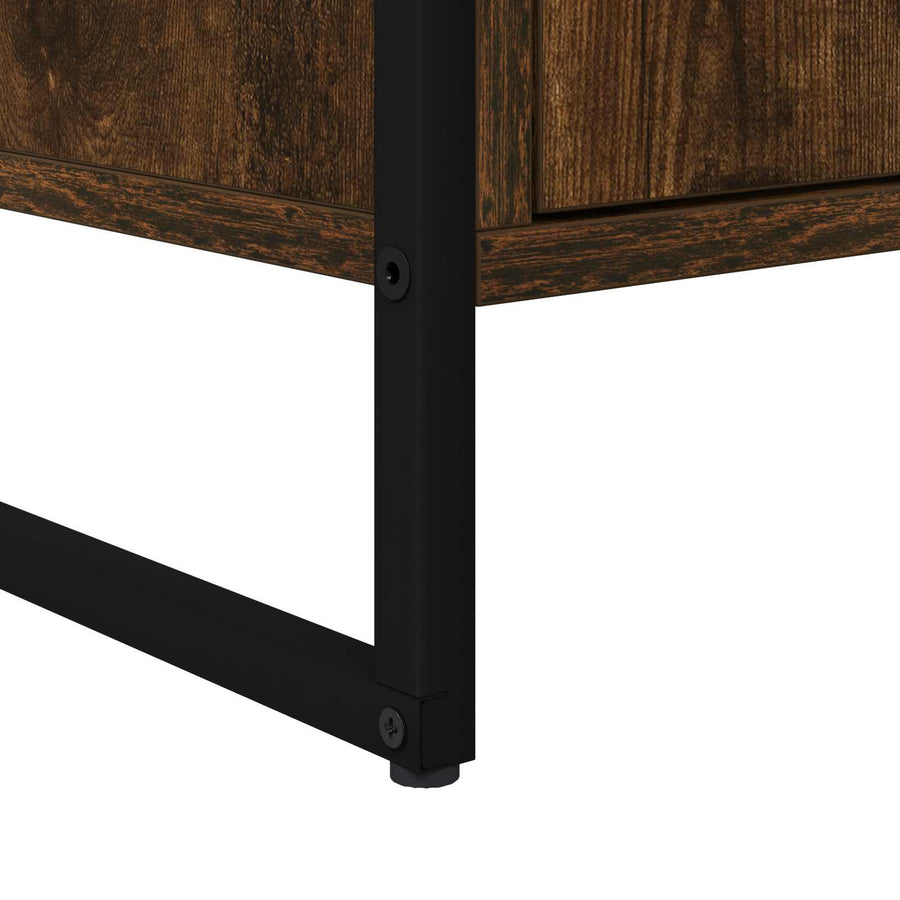 TV-kast Rook Eik 140 x 36 x 49.5 cm Bewerkt hout