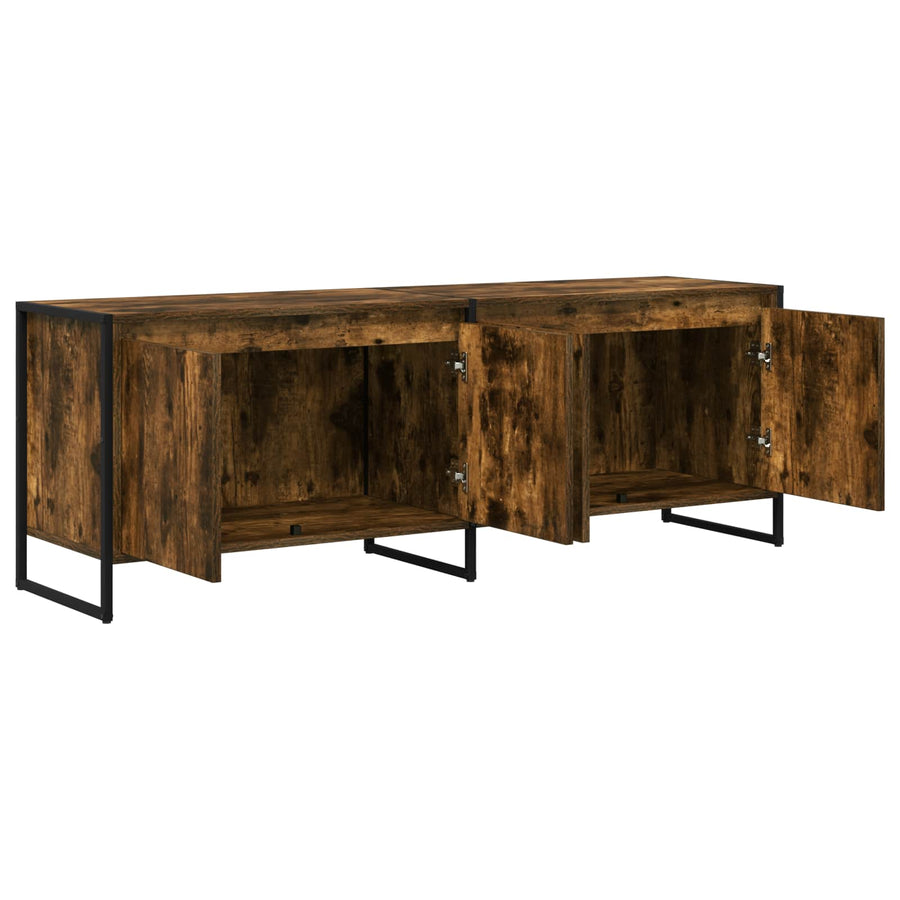 TV-kast Rook Eik 140 x 36 x 49.5 cm Bewerkt hout