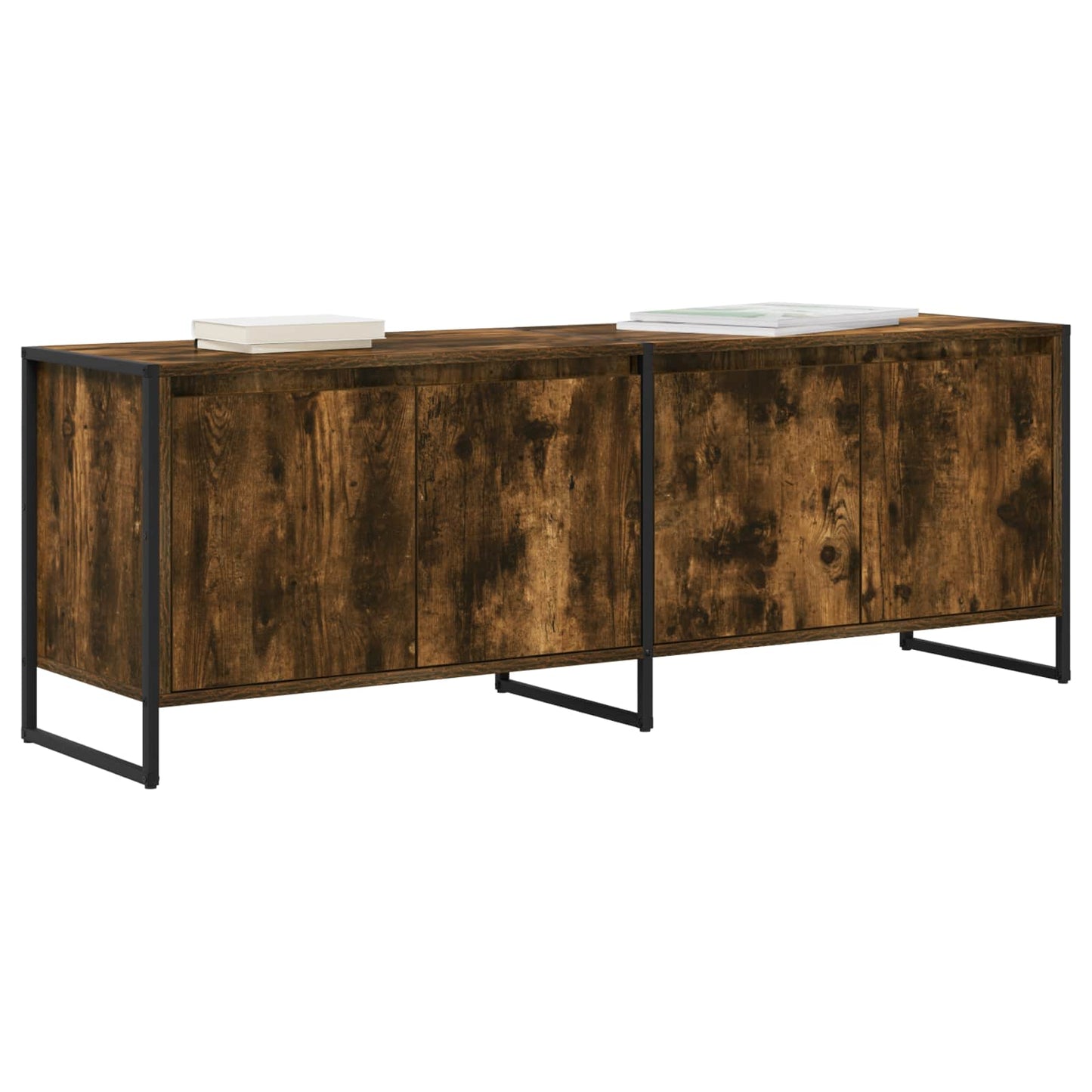 TV-kast Rook Eik 140 x 36 x 49.5 cm Bewerkt hout