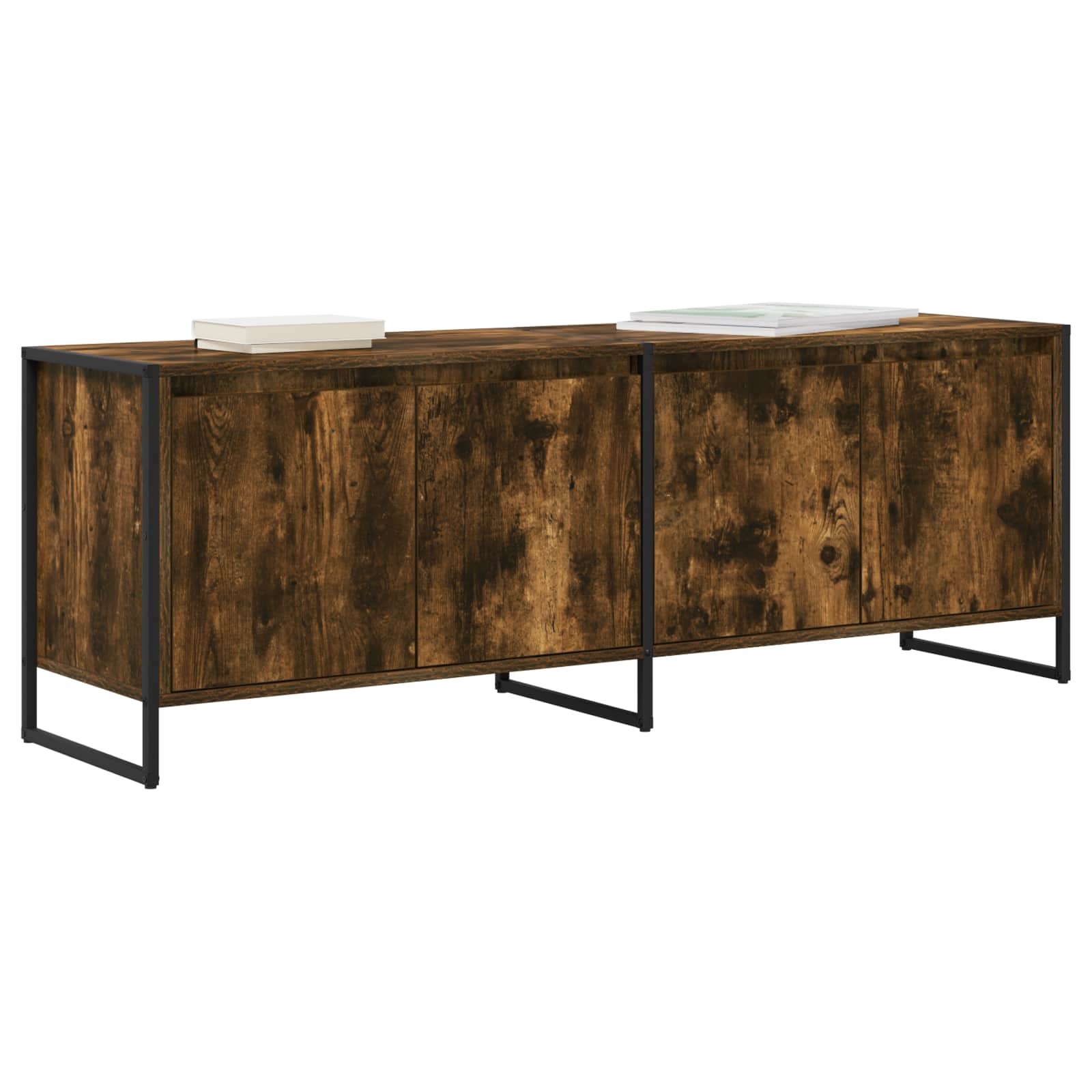 TV-kast Rook Eik 140 x 36 x 49.5 cm Bewerkt hout
