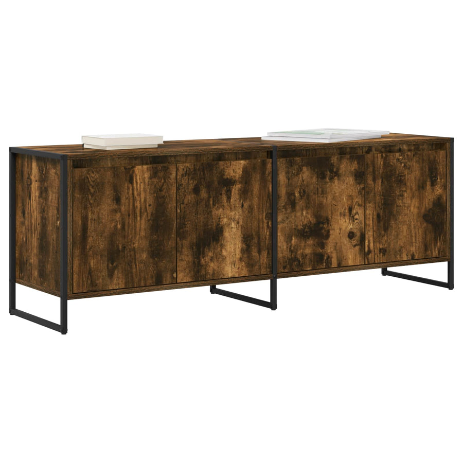 TV-kast Rook Eik 140 x 36 x 49.5 cm Bewerkt hout