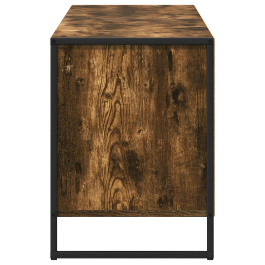 TV-kast Rook Eik 140 x 36 x 49.5 cm Bewerkt hout