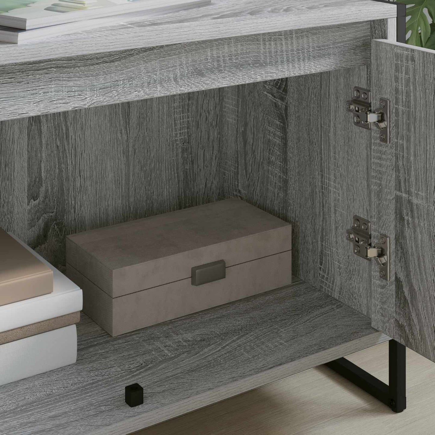 TV-kast Grijs Sonoma 140 x 36 x 49.5 cm Bewerkt hout