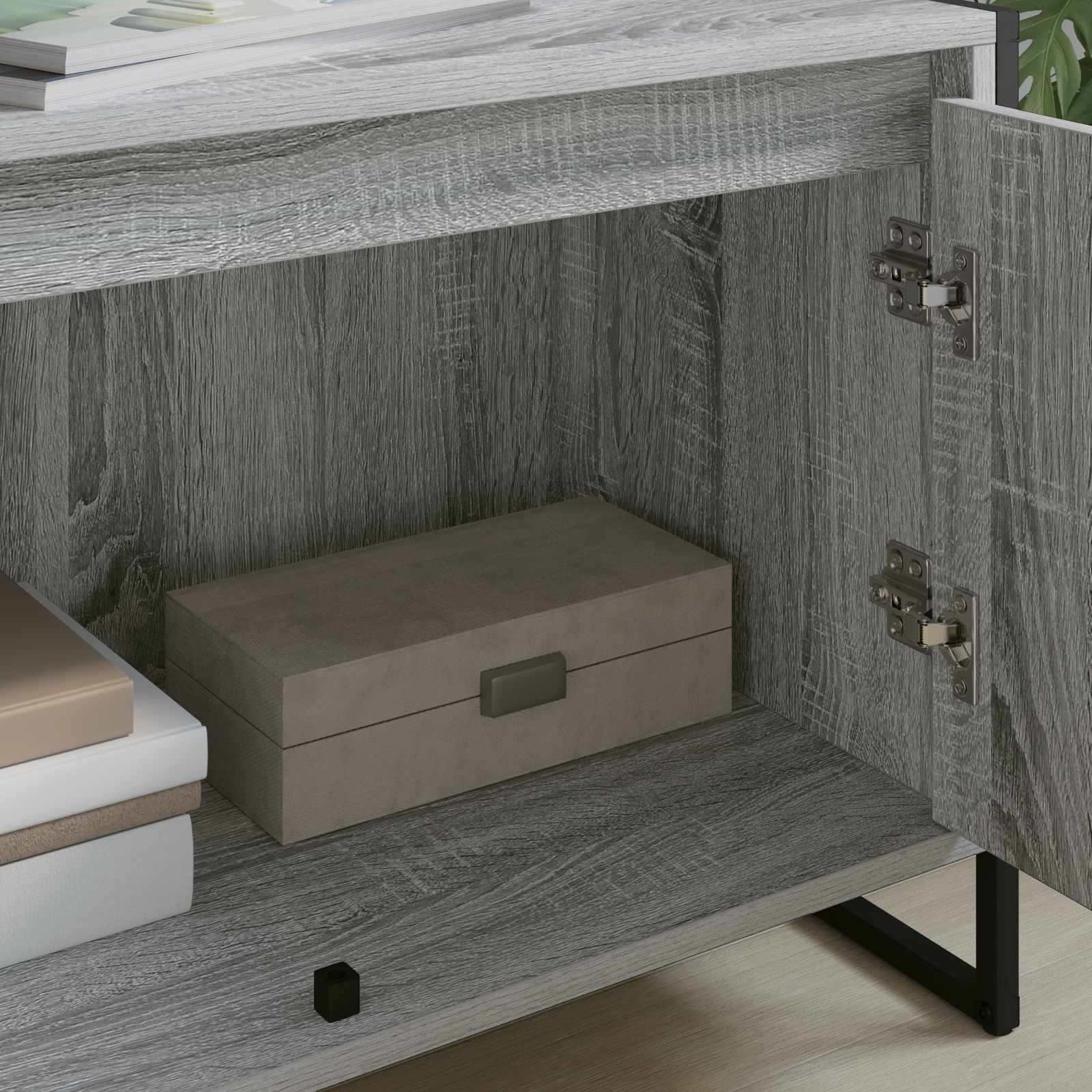 TV-kast Grijs Sonoma 140 x 36 x 49.5 cm Bewerkt hout