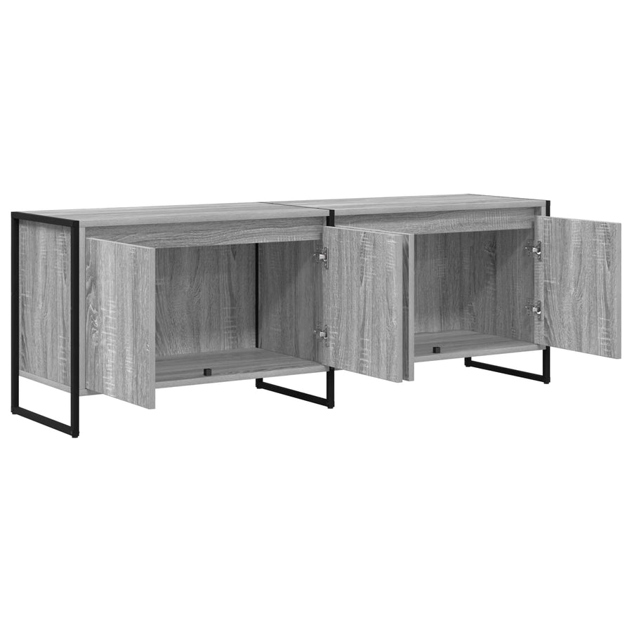 TV-kast Grijs Sonoma 140 x 36 x 49.5 cm Bewerkt hout