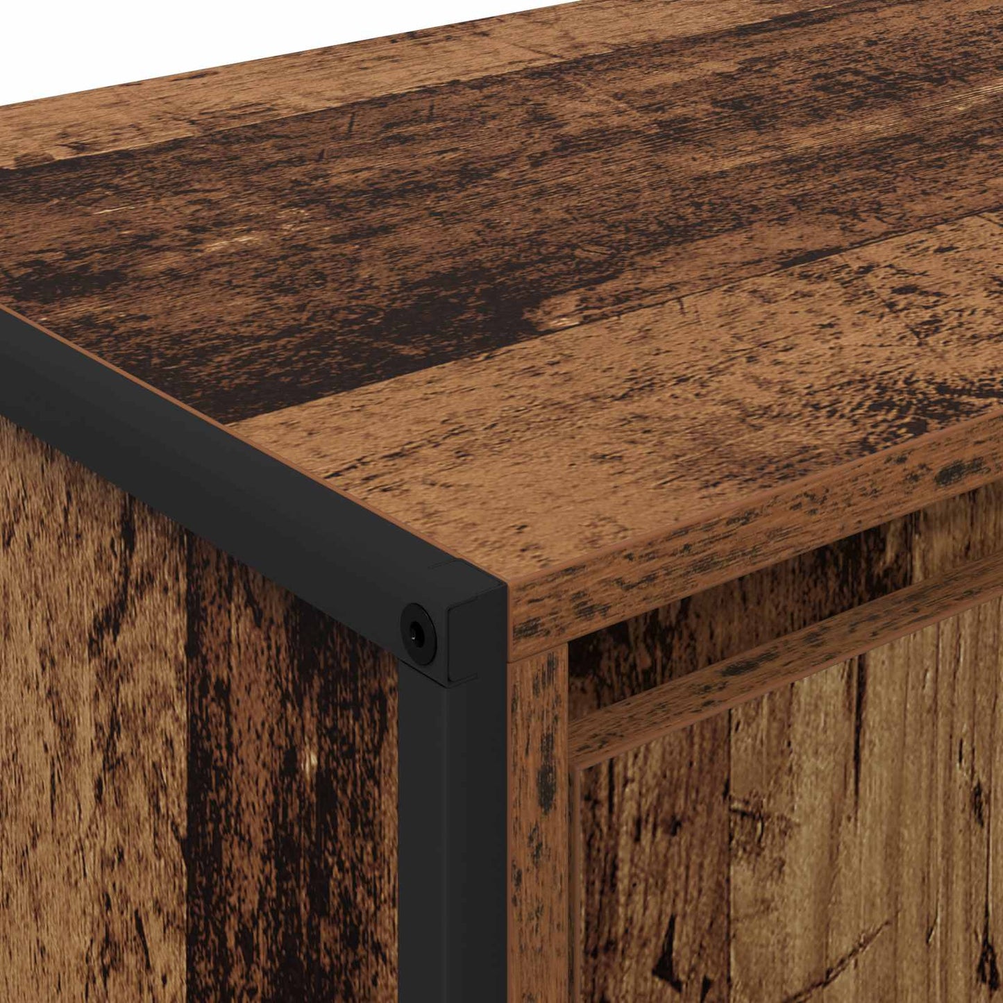 TV-kast Oud Hout 140 x 36 x 49.5 cm Bewerkt hout