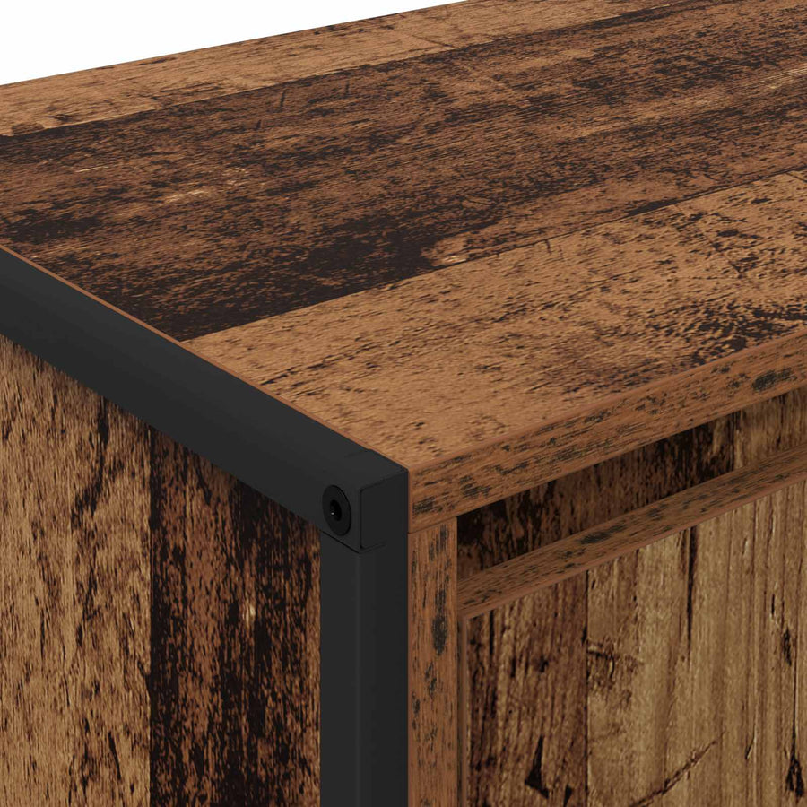 TV-kast Oud Hout 140 x 36 x 49.5 cm Bewerkt hout