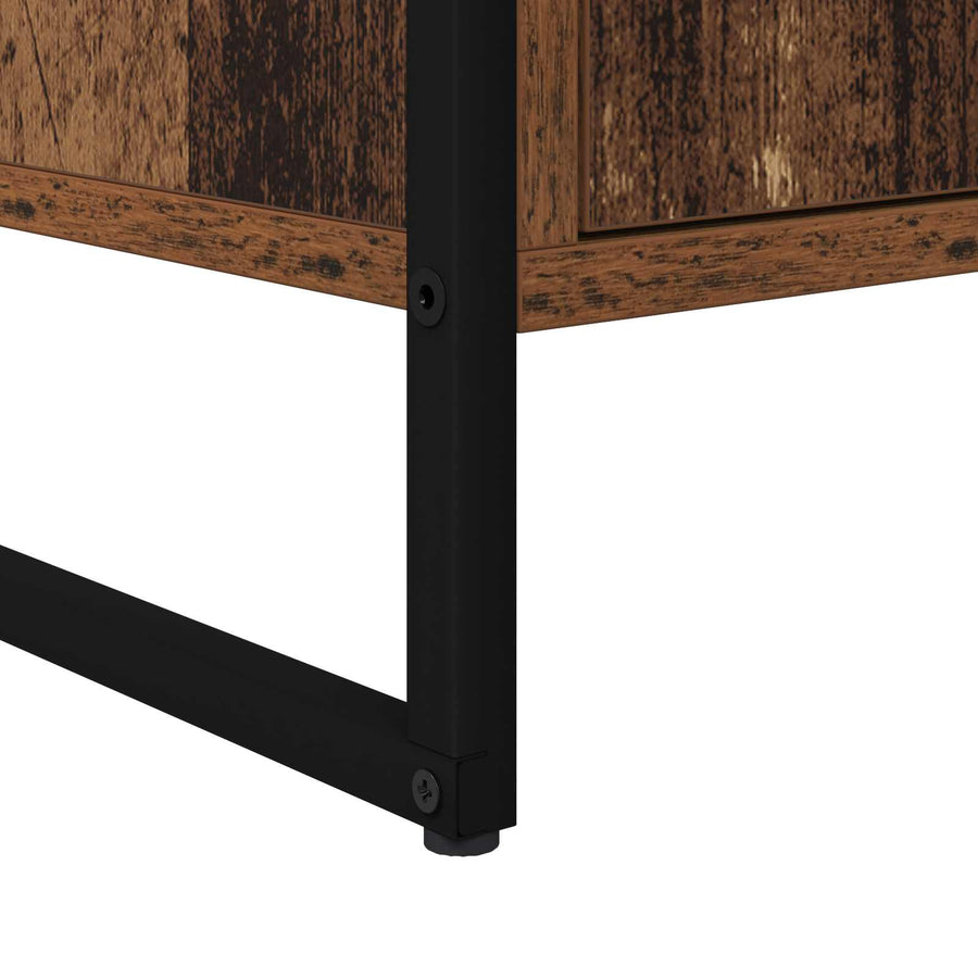 TV-kast Oud Hout 140 x 36 x 49.5 cm Bewerkt hout