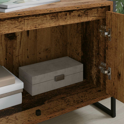 TV-kast Oud Hout 140 x 36 x 49.5 cm Bewerkt hout