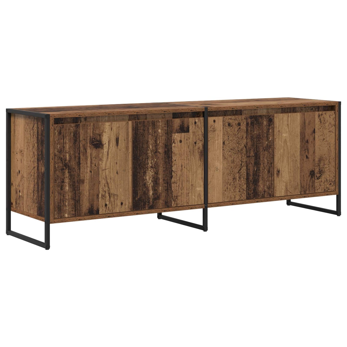TV-kast Oud Hout 140 x 36 x 49.5 cm Bewerkt hout