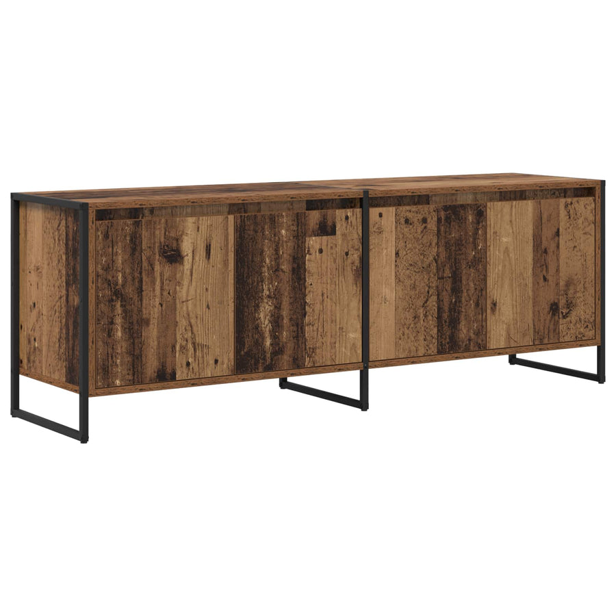 TV-kast Oud Hout 140 x 36 x 49.5 cm Bewerkt hout