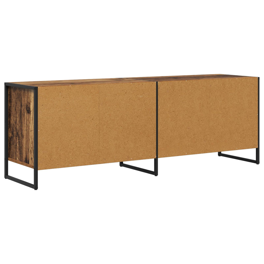 TV-kast Oud Hout 140 x 36 x 49.5 cm Bewerkt hout