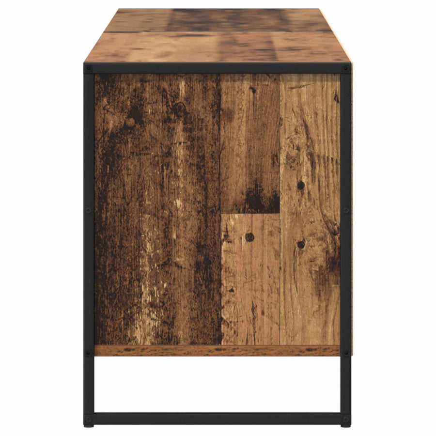 TV-kast Oud Hout 140 x 36 x 49.5 cm Bewerkt hout