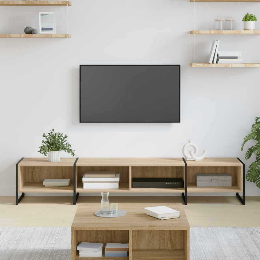 TV-kast Sonoma 170,5 x 36 x 30,5 cm Bewerkt hout