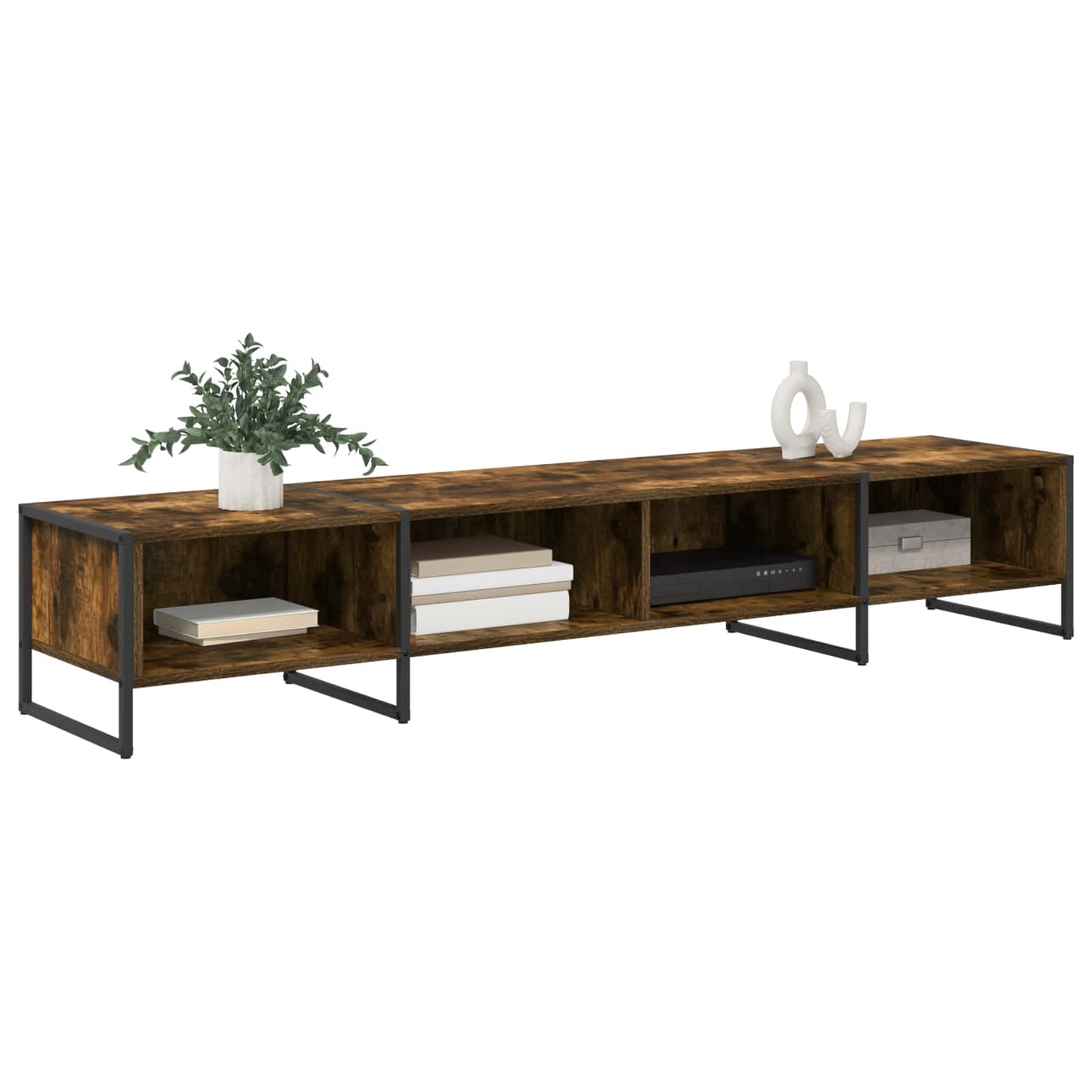 TV-kast Rook Eik 170,5 x 36 x 30,5 cm Bewerkt hout