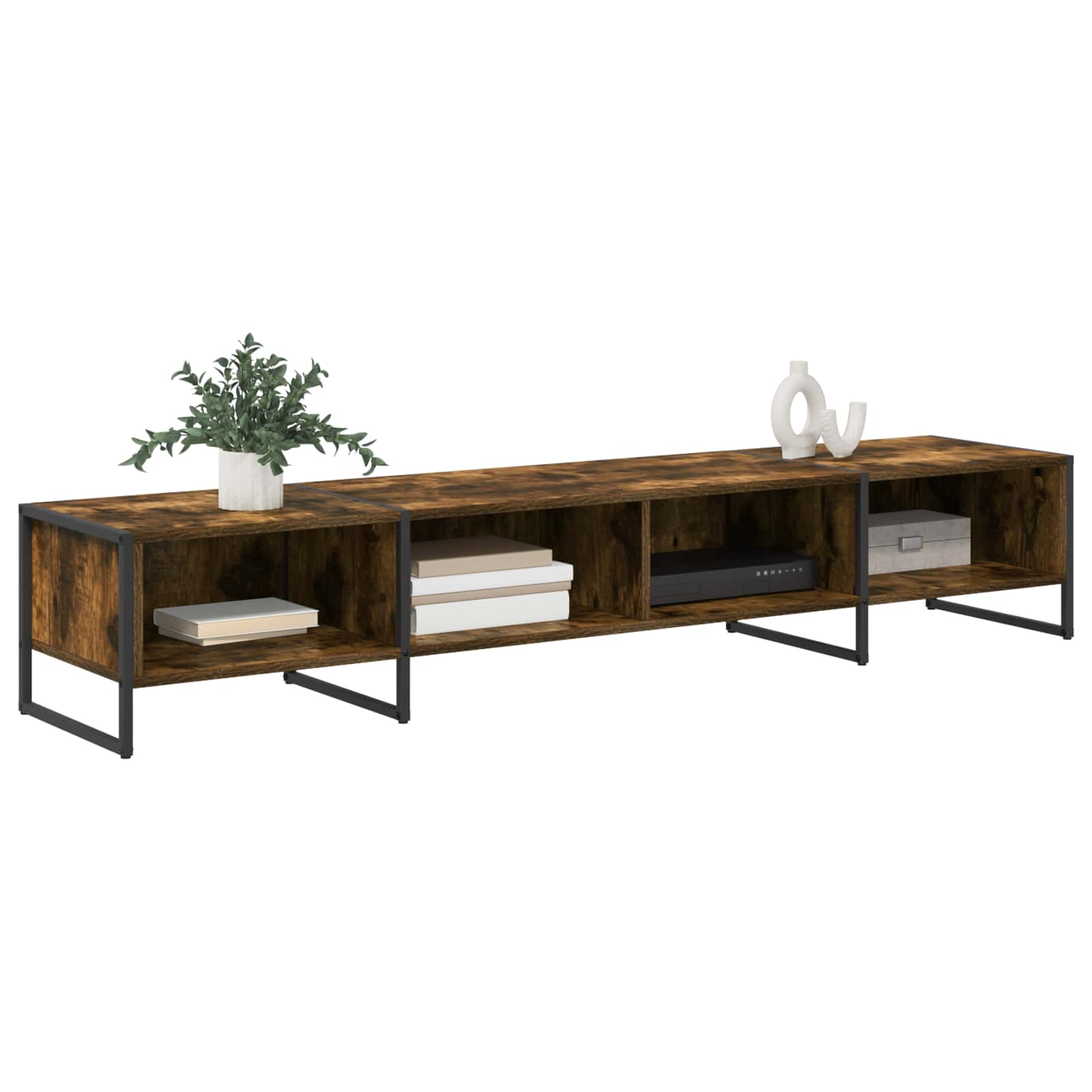 TV-kast Rook Eik 170,5 x 36 x 30,5 cm Bewerkt hout
