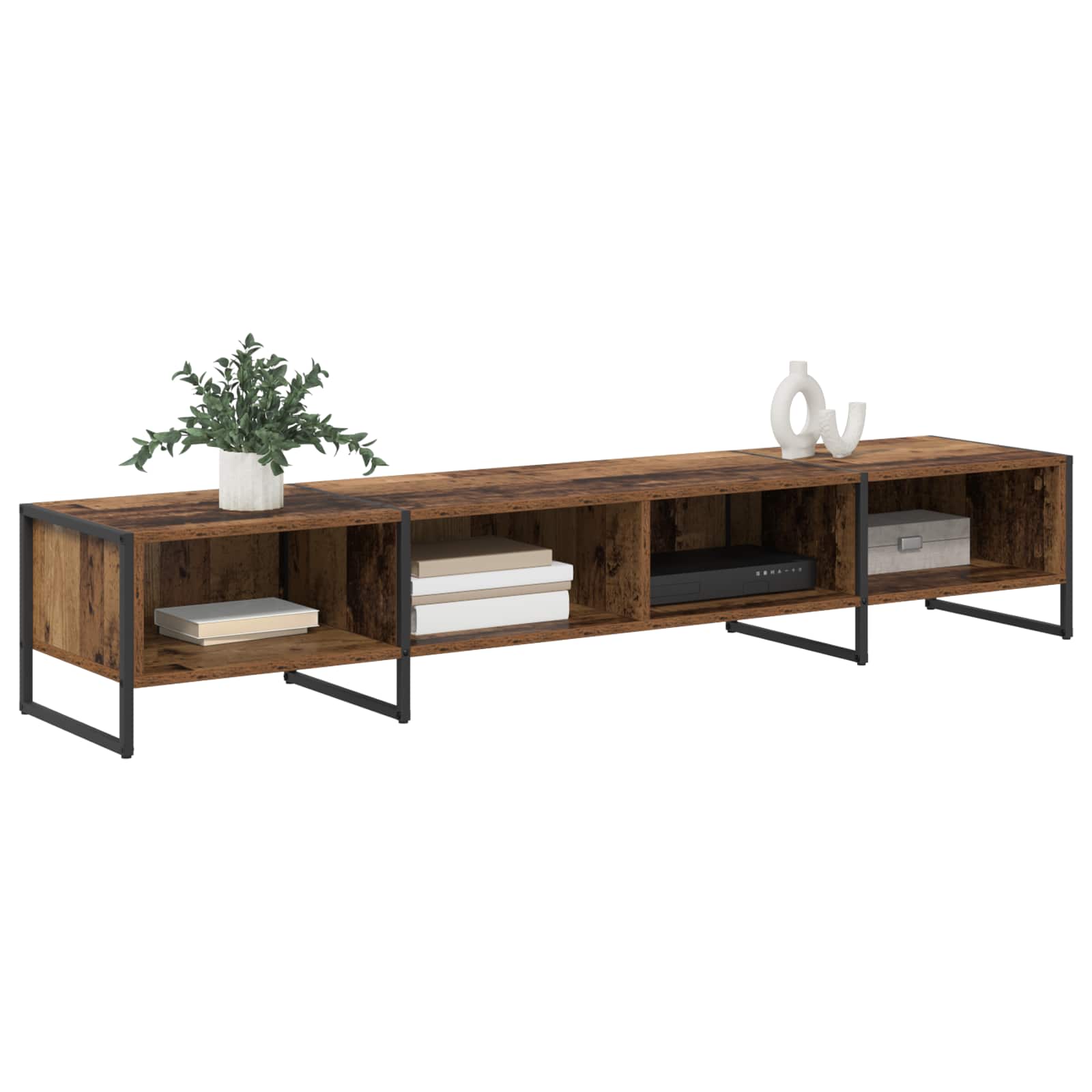 TV-kast Oud Hout 170,5 x 36 x 30,5 cm Bewerkt hout