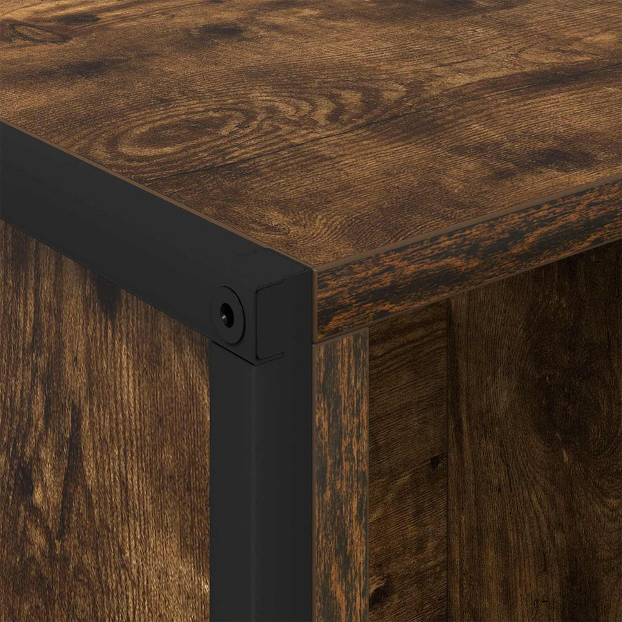 Boekenkast Rook Eik 99,5 x 30 x 108,5 cm Bewerkt hout
