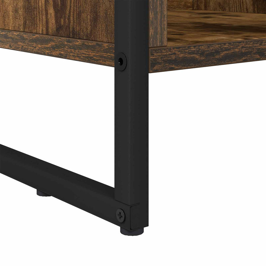 Boekenkast Rook Eik 99,5 x 30 x 108,5 cm Bewerkt hout