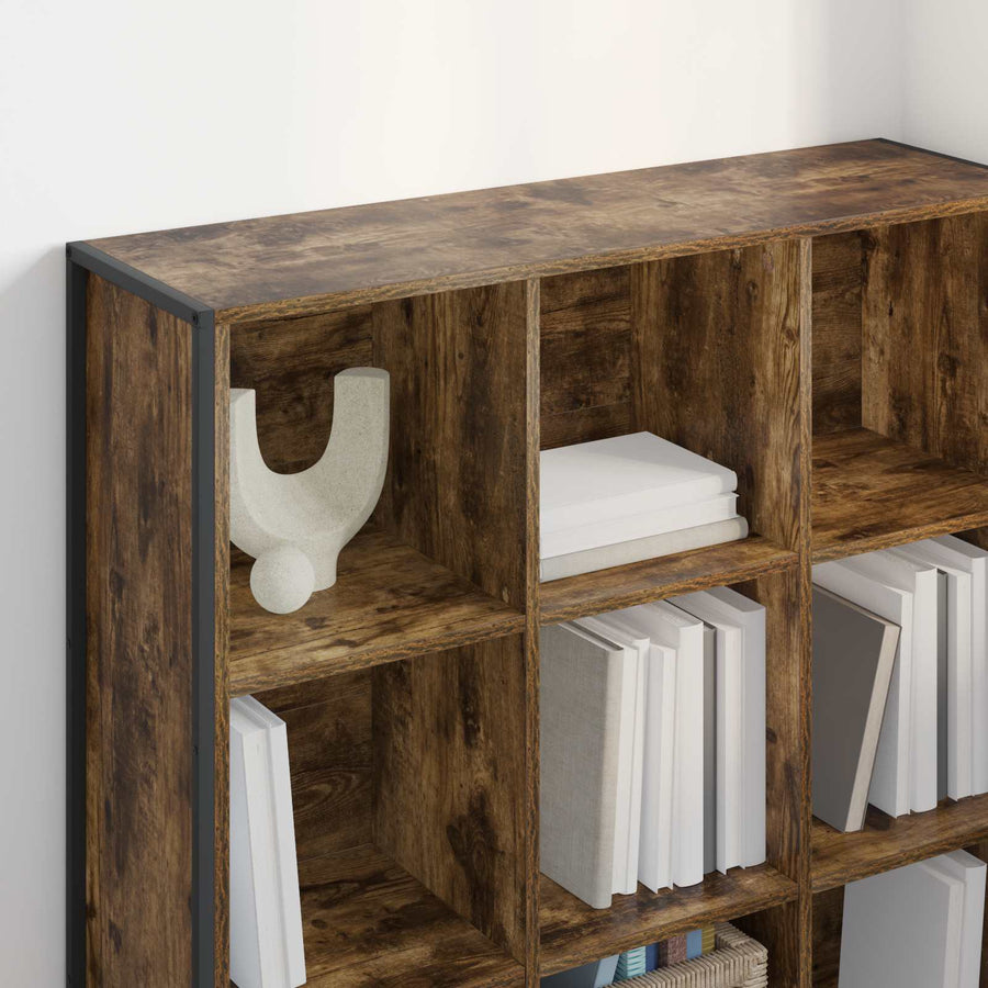 Boekenkast Rook Eik 99,5 x 30 x 108,5 cm Bewerkt hout