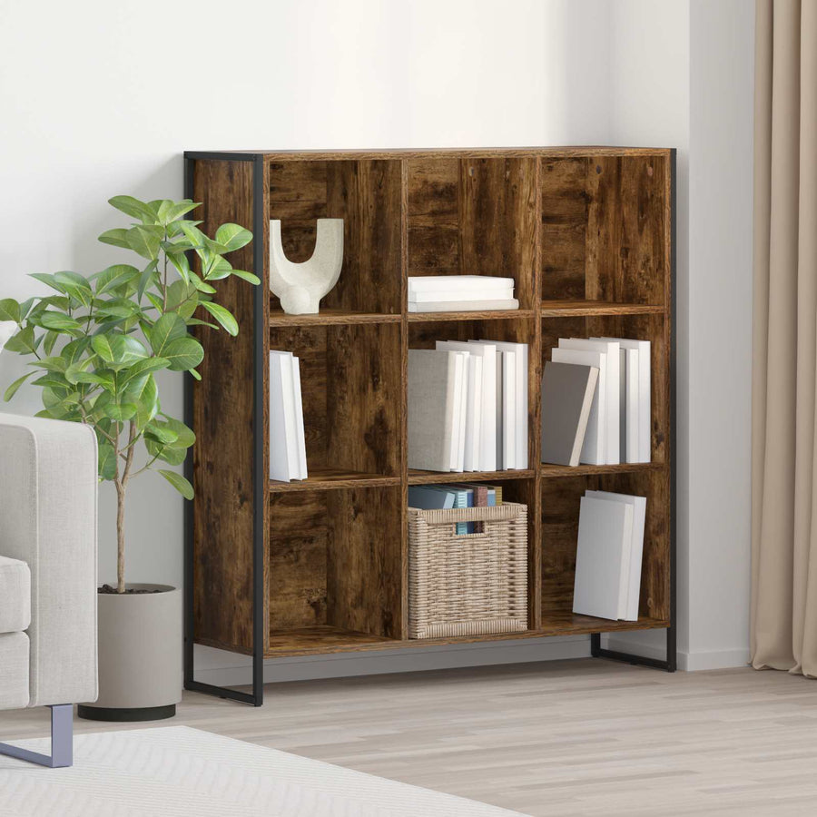 Boekenkast Rook Eik 99,5 x 30 x 108,5 cm Bewerkt hout