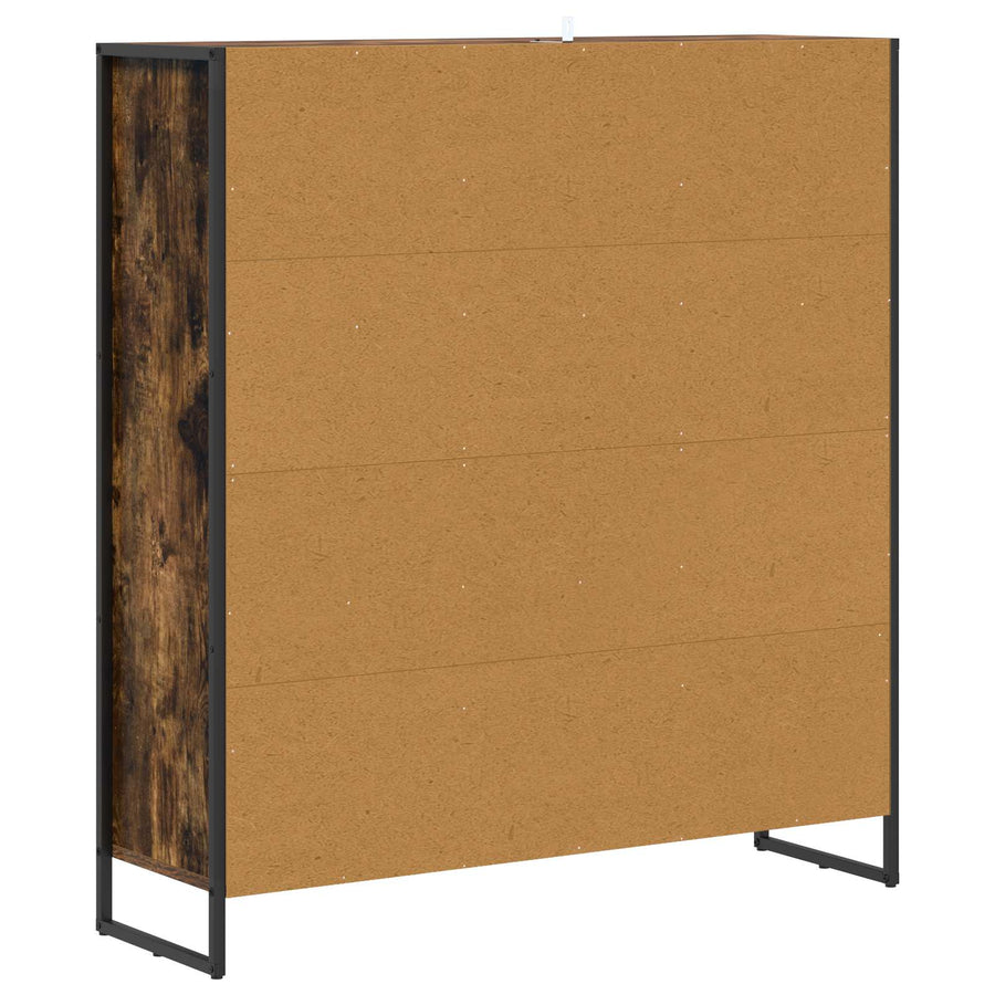 Boekenkast Rook Eik 99,5 x 30 x 108,5 cm Bewerkt hout