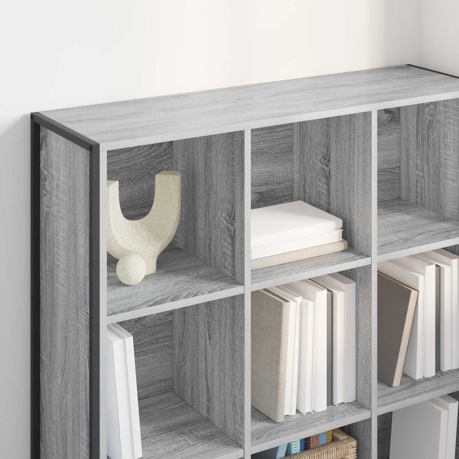 Boekenkast Grijs Sonoma 99,5 x 30 x 108,5 cm Bewerkt hout