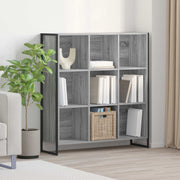 Boekenkast 99,5x30x108,5 cm grijs sonoma bewerkt hout