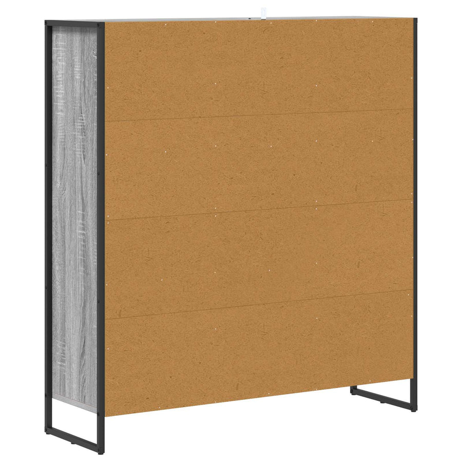 Boekenkast Grijs Sonoma 99,5 x 30 x 108,5 cm Bewerkt hout