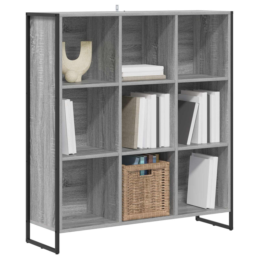 Boekenkast Grijs Sonoma 99,5 x 30 x 108,5 cm Bewerkt hout