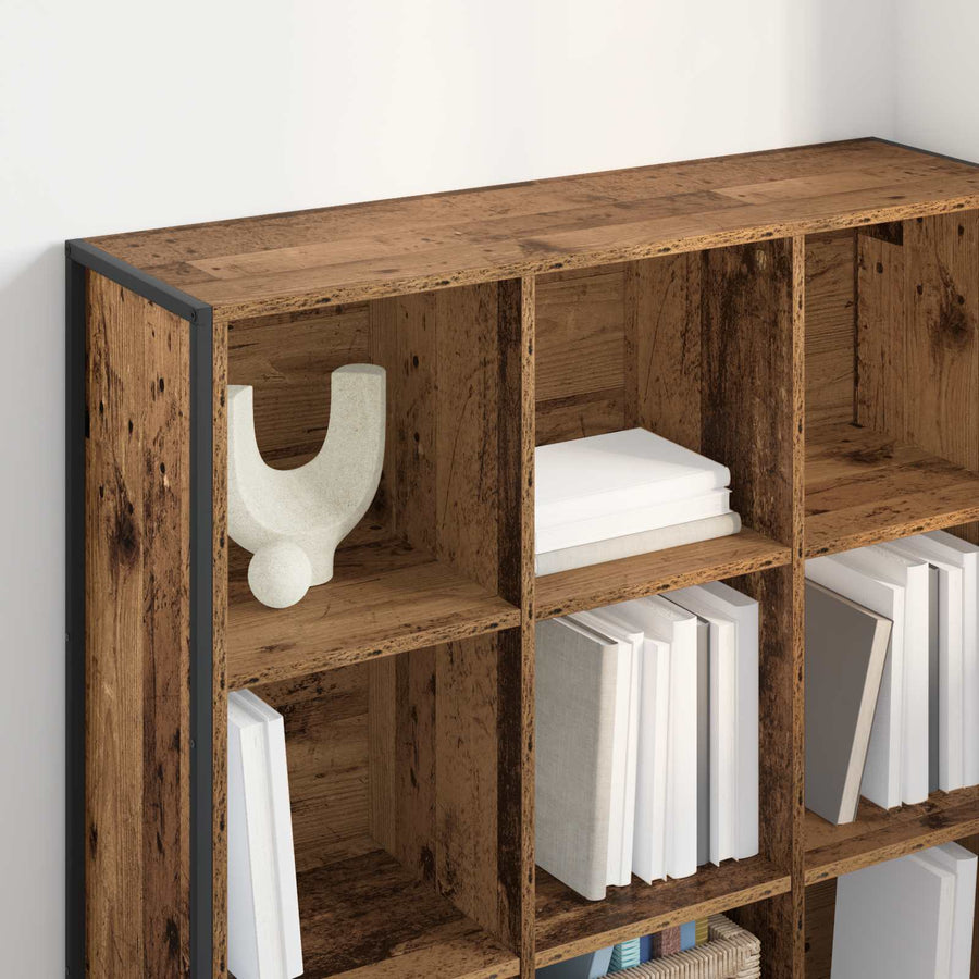 Boekenkast Oud Hout 99,5 x 30 x 108,5 cm Bewerkt hout