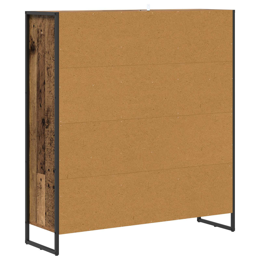 Boekenkast Oud Hout 99,5 x 30 x 108,5 cm Bewerkt hout