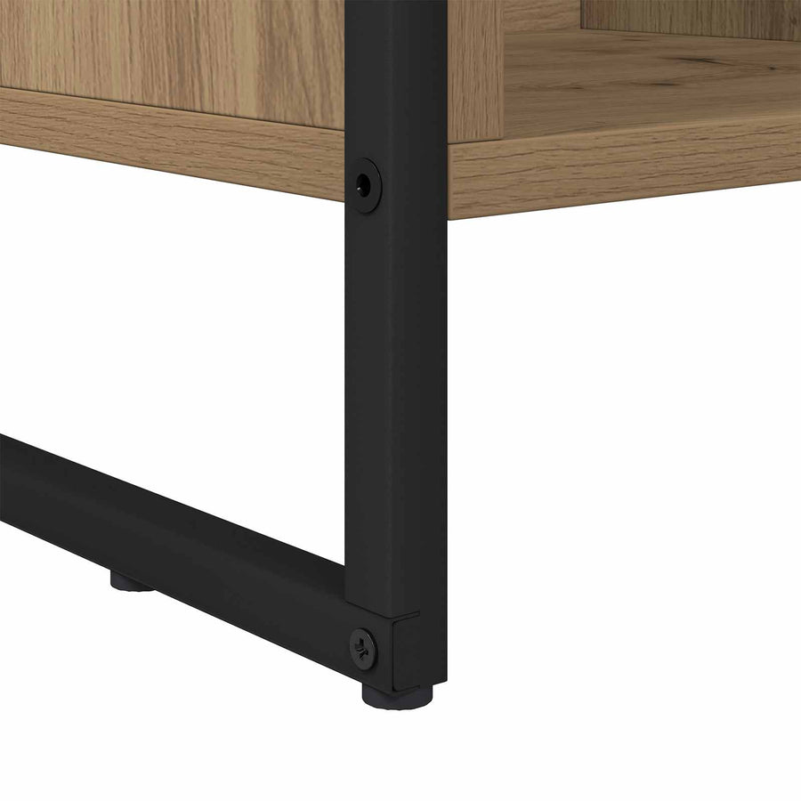 Boekenkast Ambachtelijk eiken 99,5 x 30 x 108,5 cm Bewerkt hout