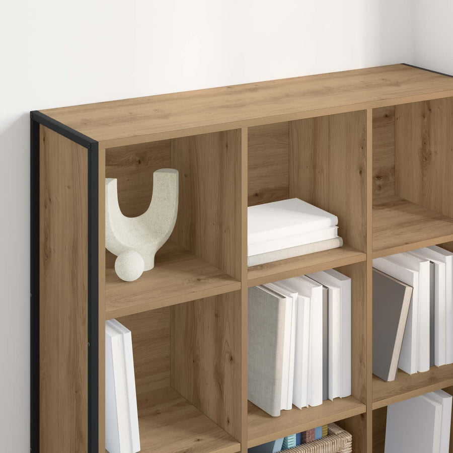 Boekenkast Ambachtelijk eiken 99,5 x 30 x 108,5 cm Bewerkt hout