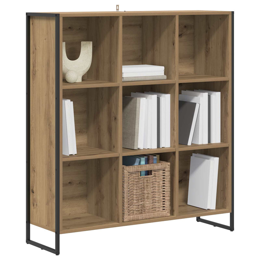 Boekenkast Ambachtelijk eiken 99,5 x 30 x 108,5 cm Bewerkt hout