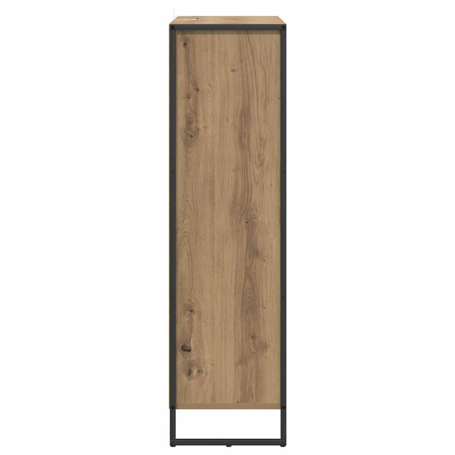 Boekenkast Ambachtelijk eiken 99,5 x 30 x 108,5 cm Bewerkt hout