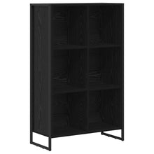 Boekenkast Zwart Eiken 99,5 x 30 x 108,5 cm Bewerkt hout