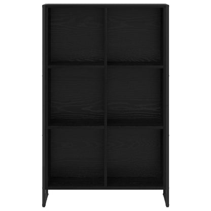 Boekenkast Zwart Eiken 99,5 x 30 x 108,5 cm Bewerkt hout