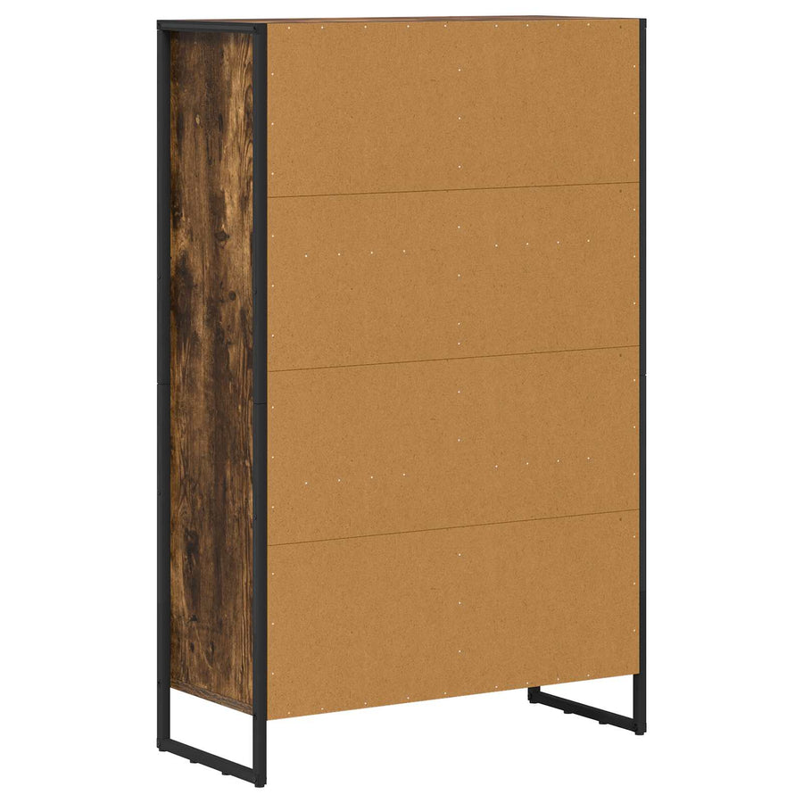 Boekenkast Rook Eik 99,5 x 30 x 108,5 cm Bewerkt hout
